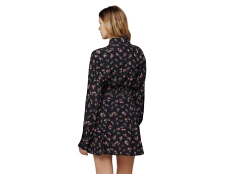 Blusa De Mulher Mar De Margaritas Viscose Preto (l)