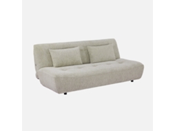 Sofá-cama Conversível Em Tecido Chenille, 3 Lugares, Bege