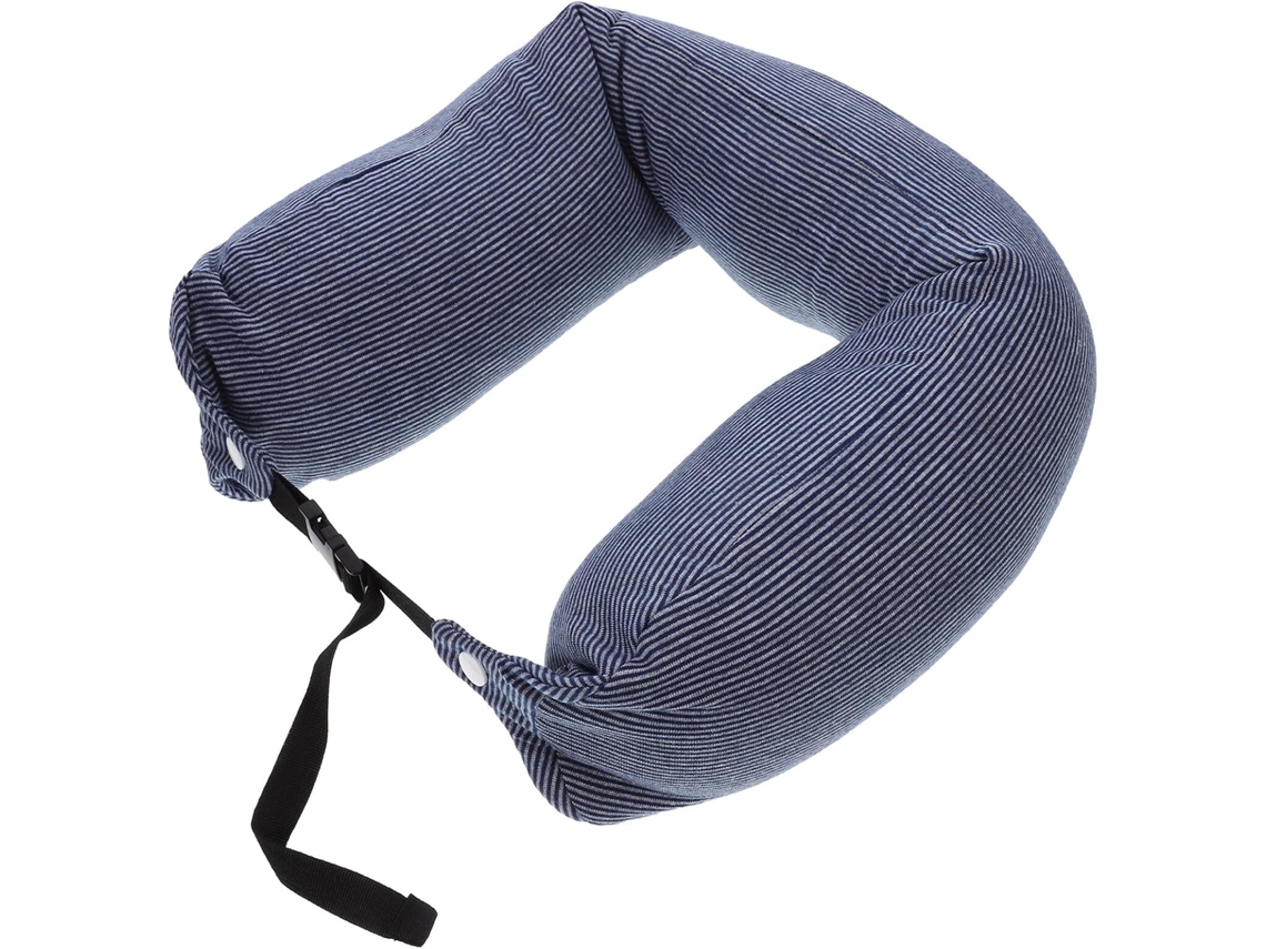 Travesseiro De Viagem Ergonômico Em Espuma Viscoelástica Em Formato De U, Travesseiro Cervical Confortável Para Aviões.