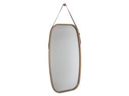 Espelho Oval Com Cinta De Couro 77X43Cm 5 FIVE SIMPLY SMART