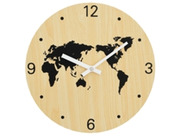 Wall Clock, Wall Clocks Vidaxl Amarelo Madeira Processada (n/a)