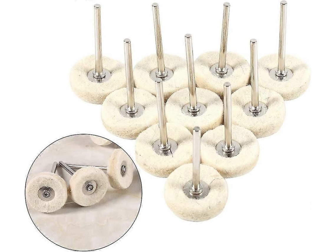 Kit De Discos De Polimento Com Cabo (10 Peças)