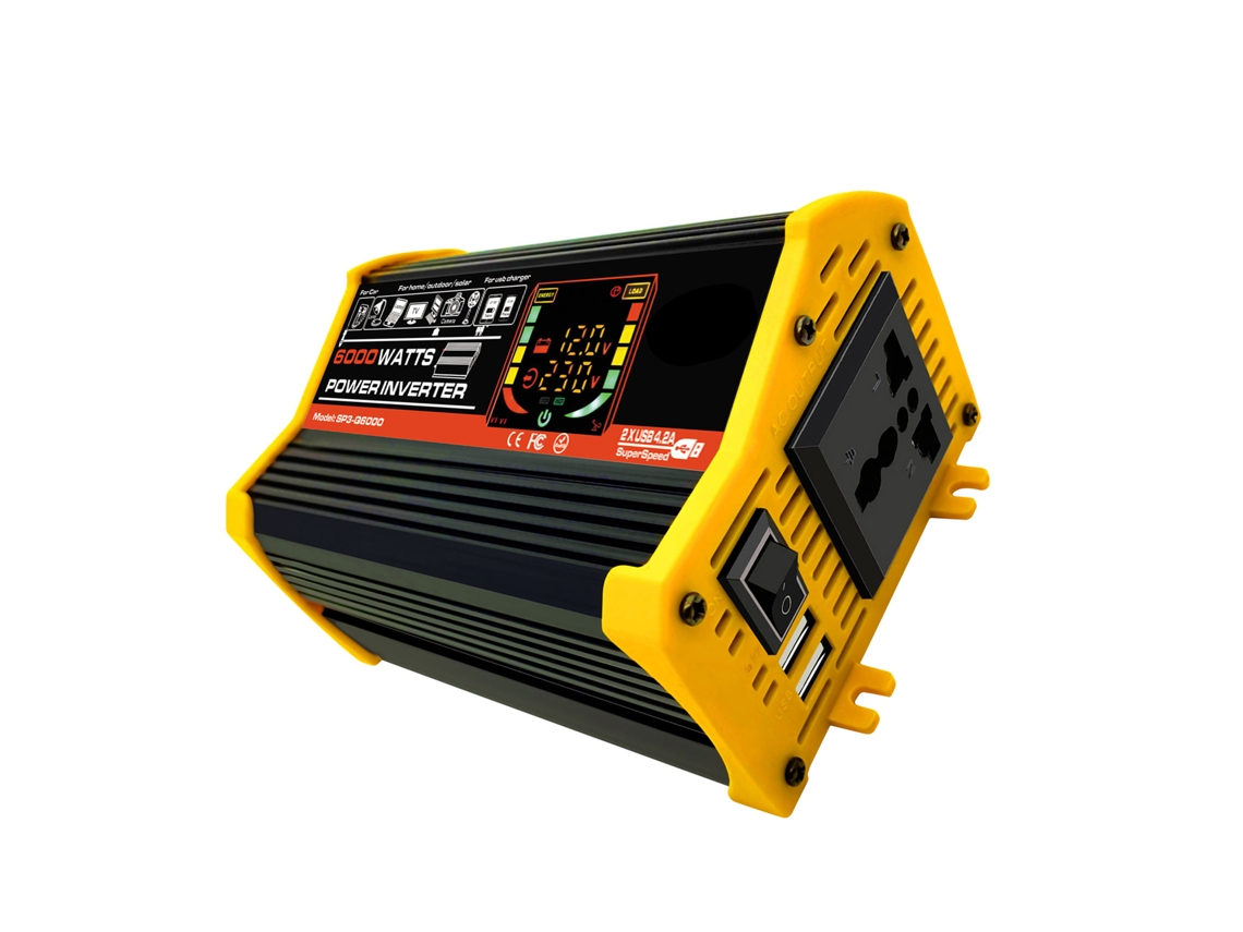 Inversor LAXISCREED 6000w Dc 12v para Ac 220v com Usb