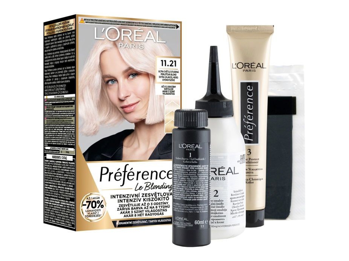 Paris Préférence O Blonding 11.21 Ultra Light Pérola Fria Loréal