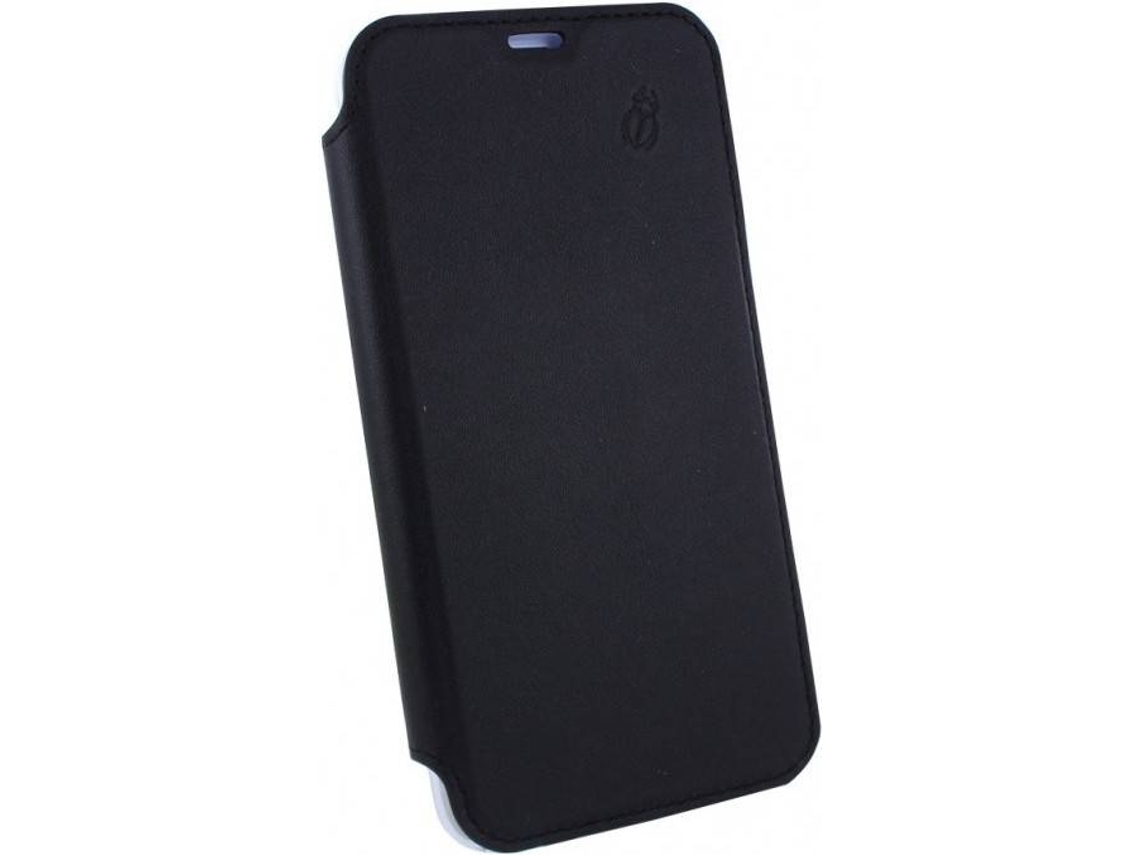 Capa iPhone X, XS BEETLE CASE Cabedal Preto