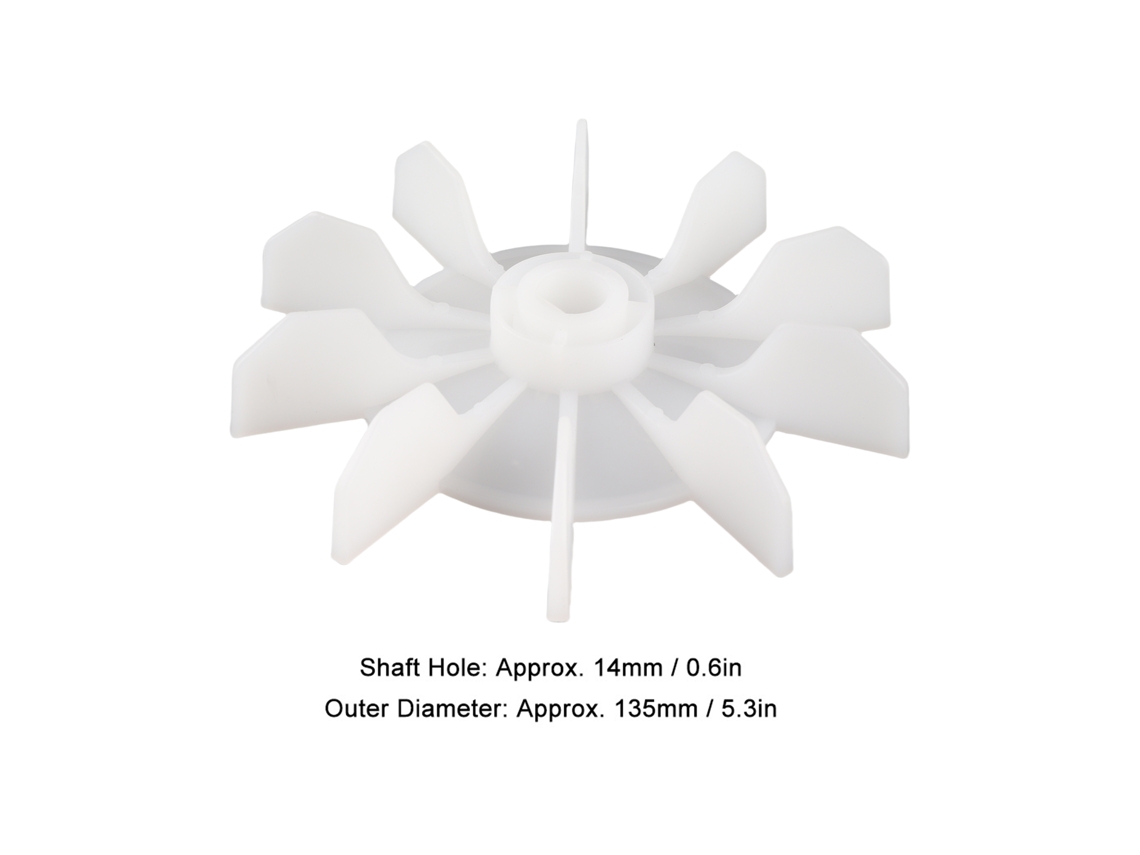 Laxiscreed Ventilador De Compressor De Ar Pequeno Para Acessórios Com Motor Direto Conetado Para Eixo De 14mm