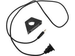 Cabo auxiliar para painel de carro, 1 conjunto, plugue de áudio macho/fêmea de 3,5 mm