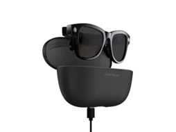 Óculos Inteligentes Chronus M02 Ai (câmera 1200p - Microfones Duplos - Estojo De Carregamento De 3600 Mah - Preto)