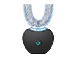 Escova De Dentes Elétrica Em Formato De U, Escova De Dentes Automática 360 (preta)