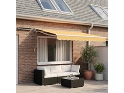 Vidaxl Toldo Retrátil Elétrico Areia 2,5 X 2 M