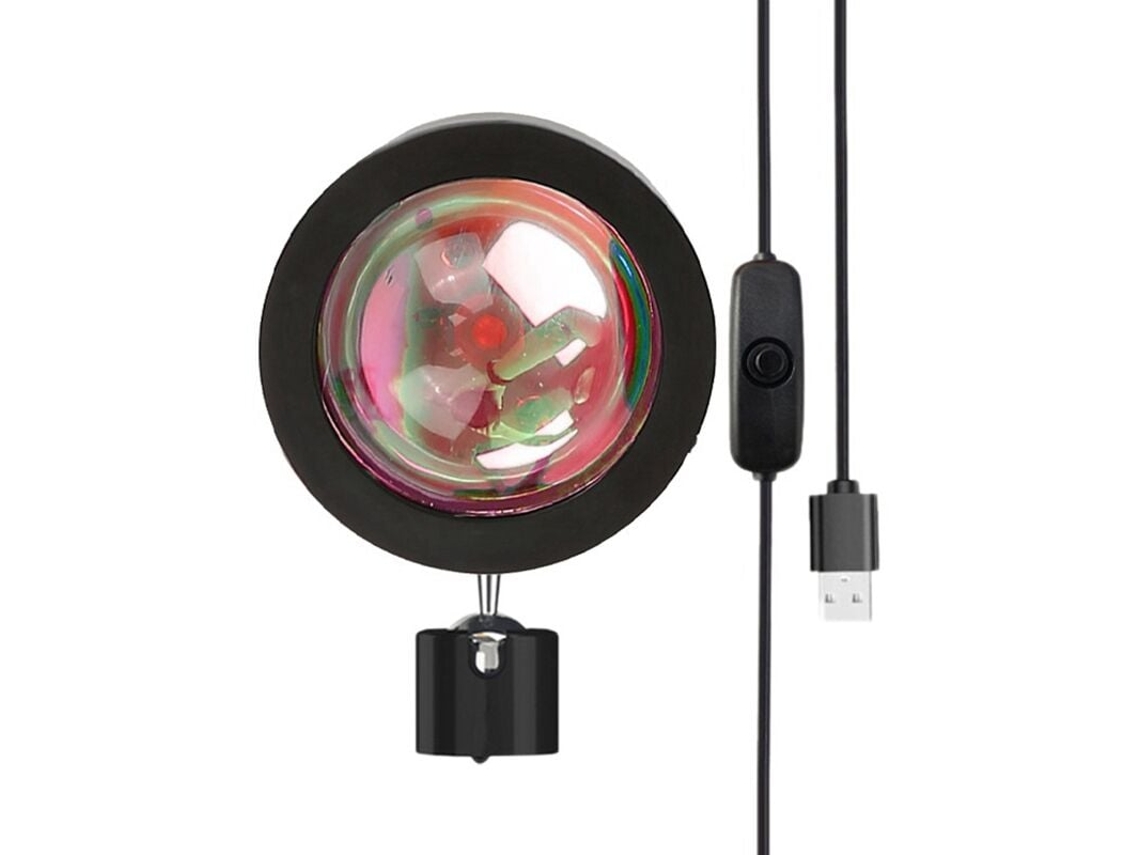 Luminária De Projeção Led Com Luz Noturna, Projetor Usb Rotação 360 ​​graus Para Fotografia E Estúdio Em Quartos. Aquaforge