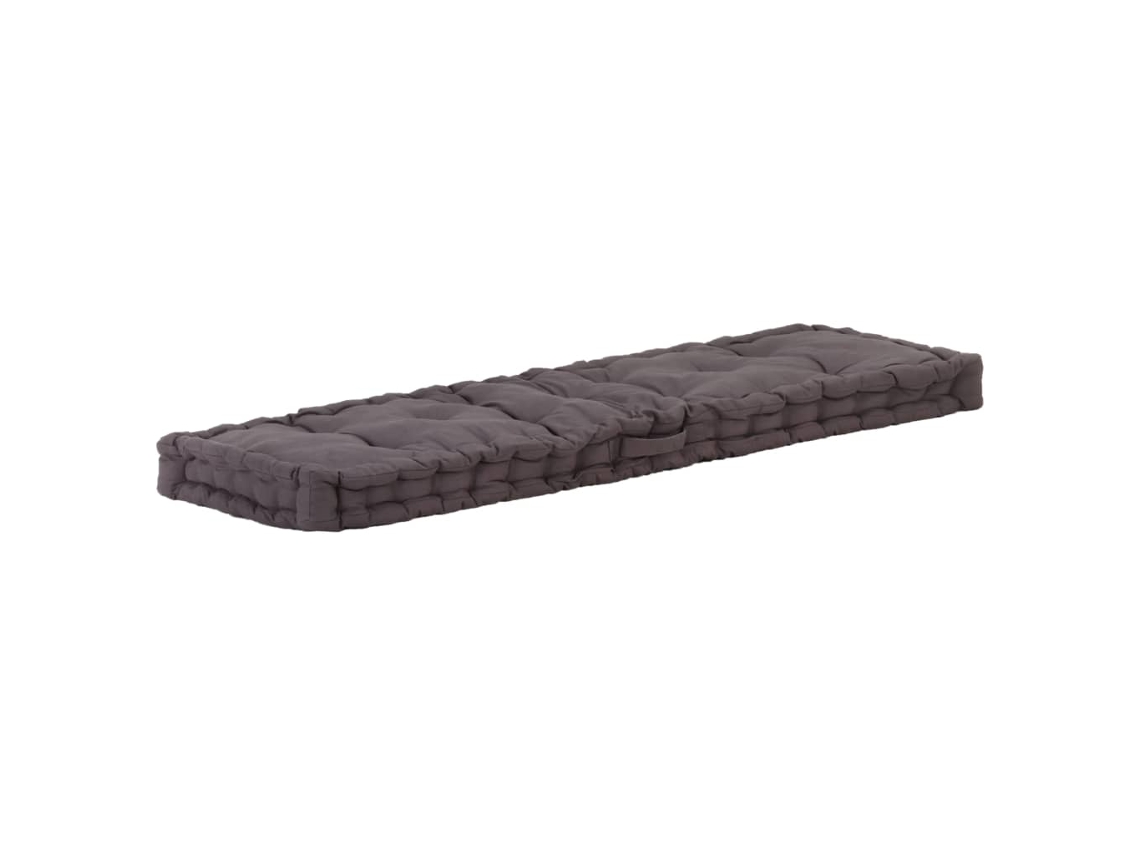Pallet Cushion, Pallet Cushions Vidaxl Antracite Algodão (120 X 40 X 7 Cm)