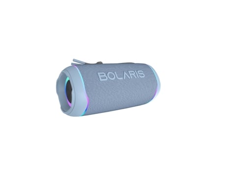BOLARIS Altifalante Sem Fios Parma Ipx6 16W Bluetooth 5.4 com Efeitos de Iluminação Led Azul