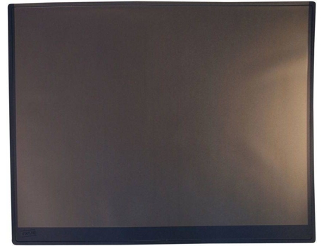 Base de Secretária, 50 x 63 cm, PVC, Preto e Cobertura Transparente