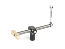 Grampo de mesa ajustável para marcenaria, dispositivo de fixação com clipe, ferramenta de fixação para furos de 19 mm em bancadas de trabalho.