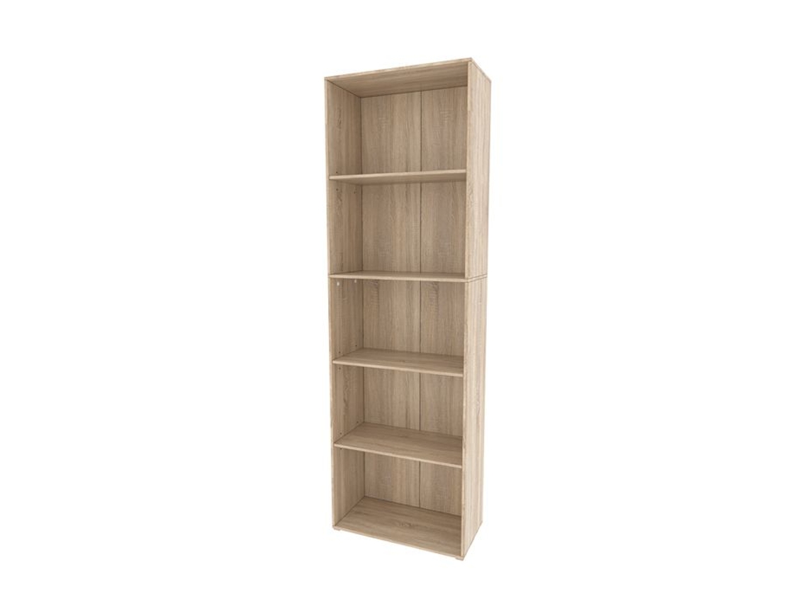 Estante Bob, 60 x 190 cm com 5 compartimentos, Sonoma, Vicco
