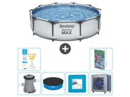 Piscina Bestway Steel Pro Max Redonda 305x76 Cm 5 peças S290 BESTWAY