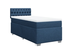 Box Spring Bed, Box Spring Beds Vidaxl Azul Tecido (100 X 200 Cm)