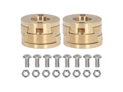 2pcs Acopladores Metálicos De Alta Precisão Para Eixos Z T8 Impressoras 3d Vzbot Blv