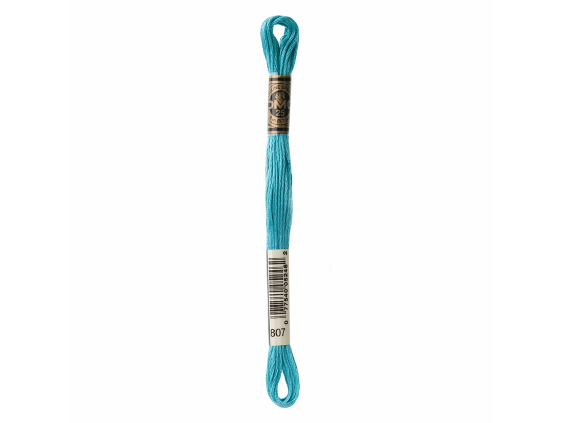 Linha de Bordar DMC Mouline 117Mc Azul 807
