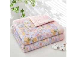 Colcha Acolchoada Fansu Capa de Cama Manta para Ar Condicionado Edredom Conjunto 100% Algodão Sofá com Estampa