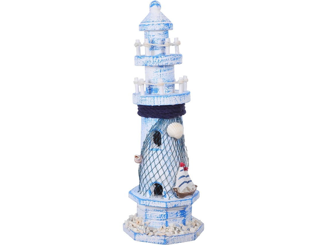 Estatuetas De Farol Estátua De Farol Mediterrâneo Decoração Náutica Com Tema Oceânico Pequena Decoração Costeira Gokoco