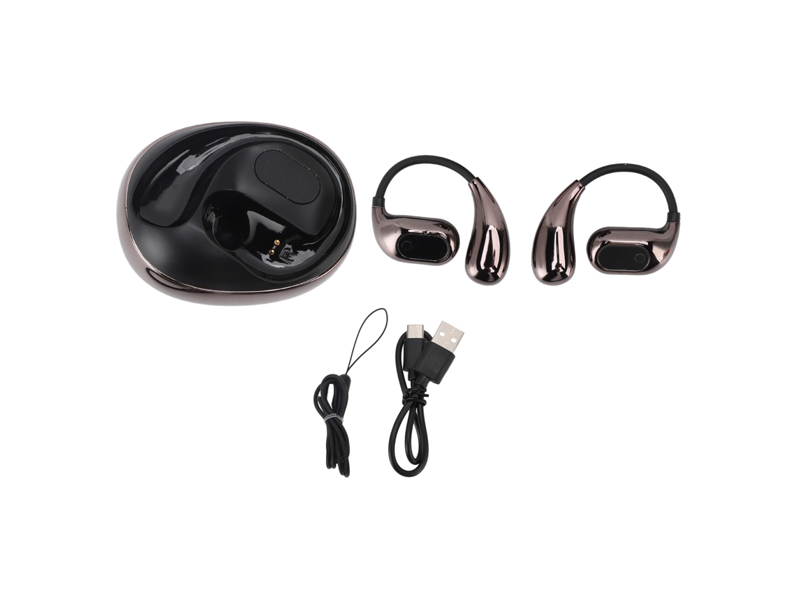 Fones De Ouvido Bluetooth 5.4 Tradutor Em Tempo Real 144 Idiomas Redução De Ruído Ai Translator Earbuds Preto
