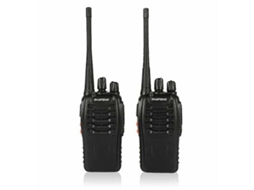 2x Walkie Talkie Bf 888s Rádio Portátil Bidirecional 5w Uhf 400 470mhz Recarregável Wellngs Brilvibera