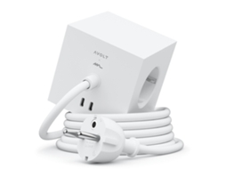 Carregador de Parede AVOLT Square 2x Usb - C (30W - 1.8 M - Branco)