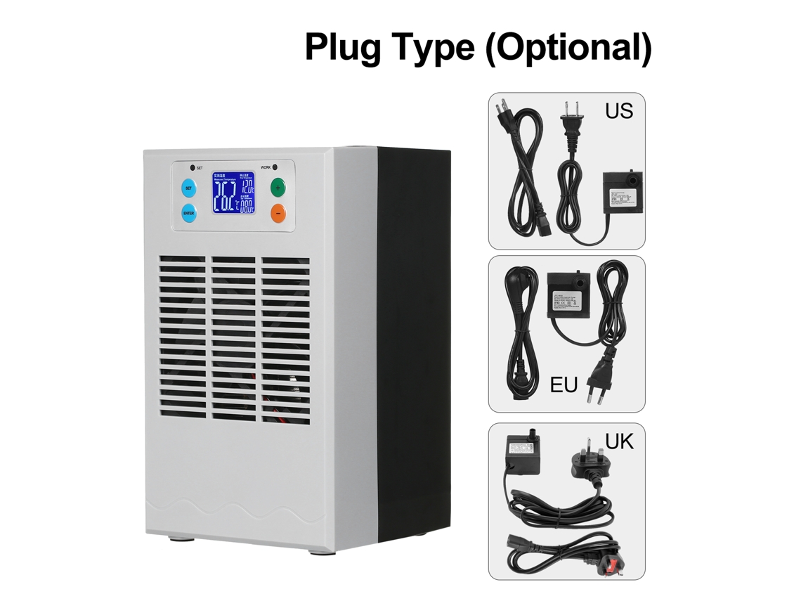 Sistema Refrigeração Aquecimento Aquário 30l 100w Lcd
