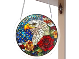 Apanhador de Sol Decoração de Parede, Quebra cabeça 3d, Design em Vidro, Prisma Arco íris + Reflexo Solar, Acrílico CHABERLU