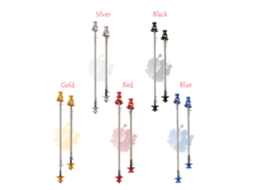 Lixada 2pcs Espátulas Rápidas De Titânio Leve Para Bicicleta Mtb Estrada Aro Hub Qr Skewer