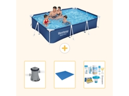 Bestway Piscina Bestway Steel Pro Retangular - 300x201x66 Cm - 4-peças S22303