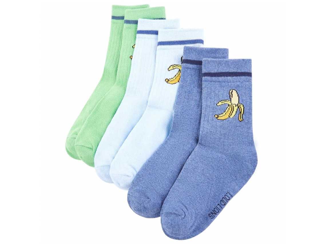 Meias Para Criança 5 Pares Ue 23-26