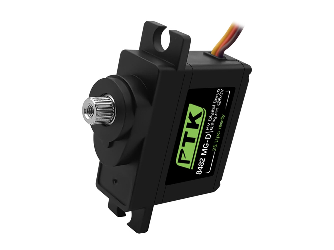 1 Unidade Votik 8482 Mg d Mini Servo Digital 16g com Engrenagens Metálicas e Núcleo Dc para Aeromodelismo e Helicóptero de Asa Fixa MDUG