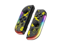 Par Controladores Não Originais Sem Marca Compatíveis Switch Bluetooth 5.2 Rgb Vibração Alta Precisão Sem Deriva