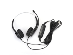 Fone De Ouvido Usb Binaural Para Computador, Notebook, Skype, Qq, Msn