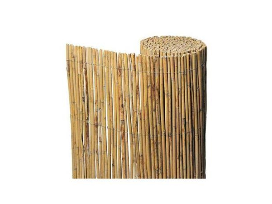 Cañizo natural 200 cm media caña  rollo 5 m