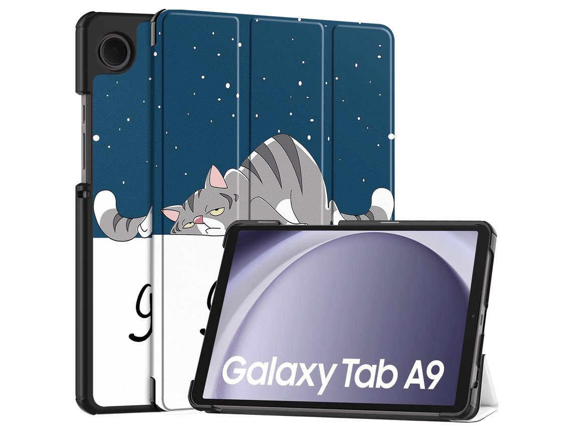 Elysve Capa Protetora Para Samsung Tab A9 8,7 Polegadas Sm-x110/x115 Tablet Gato Preguiçoso