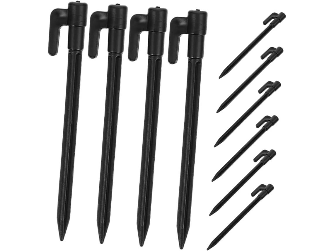 Estacas De Plástico Para Barraca De Camping, Para Camping E Trilhas