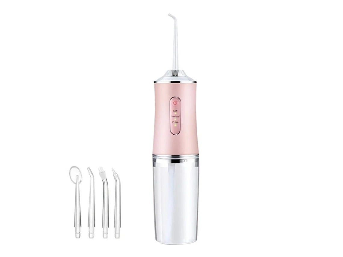 Irrigador Oral Fio Dental Elétrico Portátil Para Limpeza Oral E Dentária Limpador De Dentes Branco 1 Bico Yizhood