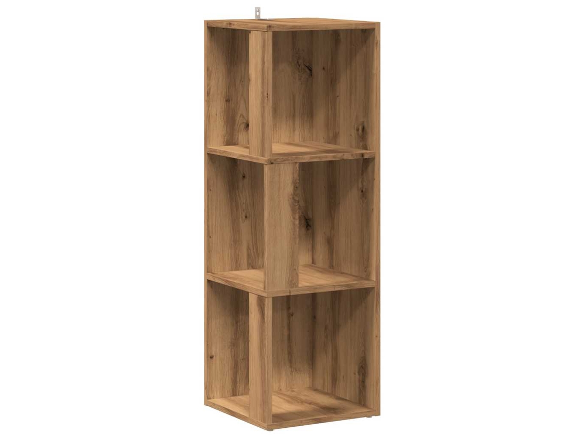 Corner Cabinet, Corner Cabinets Vidaxl Marrom Madeira Processada (33 X 33 X 100 Cm)