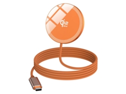 Carregador Portátil Magnético Sem Fio 25w com Interface Tipo C compatível com iPhone 12 a 17 laranja XIAOMOYU