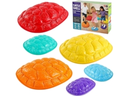 Conjunto De 6 Degraus Antiderrapantes, Empilháveis E Coloridos