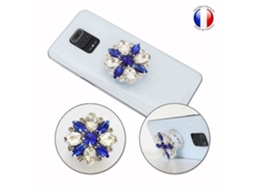 Suporte Para Celular - Ph26 - Adlwlve 6,0 Polegadas - Dobrável - Diamante Branco E Azul - Prático-aquaforge