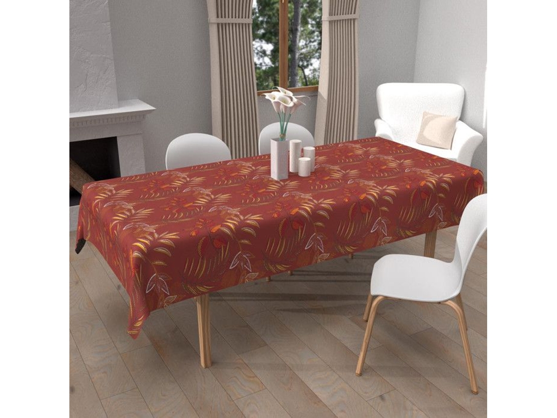 Toalha de Mesa SOLEIL DOCRE Retangular Estampada Manchas Poliéster Multicor (200 cm)