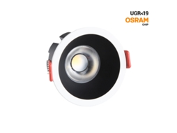 Spot Downlight Led 8w Cct Luz Selecionável 2700k 4000k 6500k Orientável Circular Prata Corte Ø 75 Mm Com Chips Osram E Driver Kgp Preto Alpinaluz