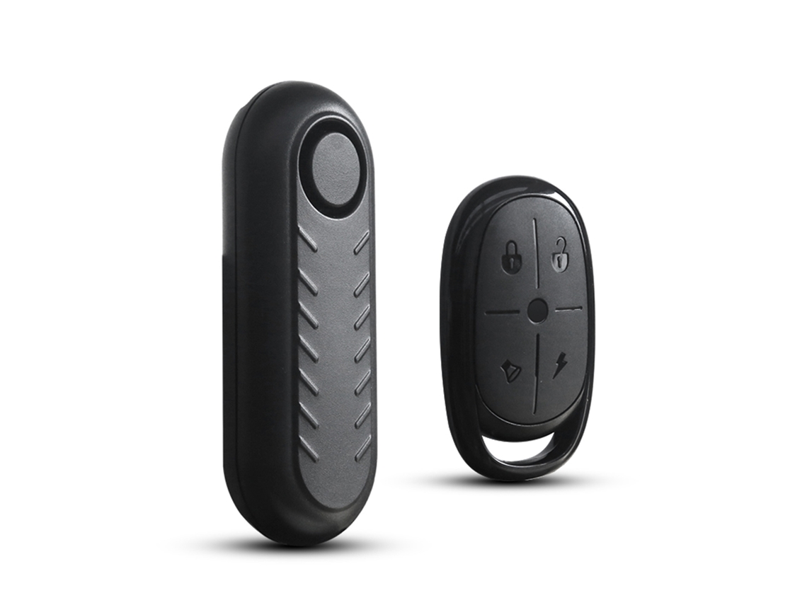 Alarme Bicicleta Sensor Vibração 110db Controle Ip55 S/MARCA