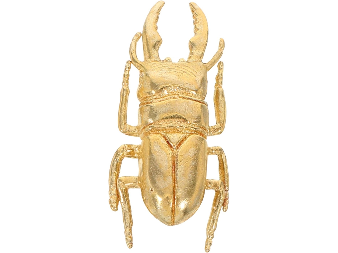 Puxador Alasum Em Latão Dourado Com Formato De Besouro Para Gavetas E Armários, Com Design Antigo Fácil Instalação E