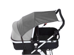 Protetor Solar Universal para Carrinho de Bebê, Cinza AQUAFORGE